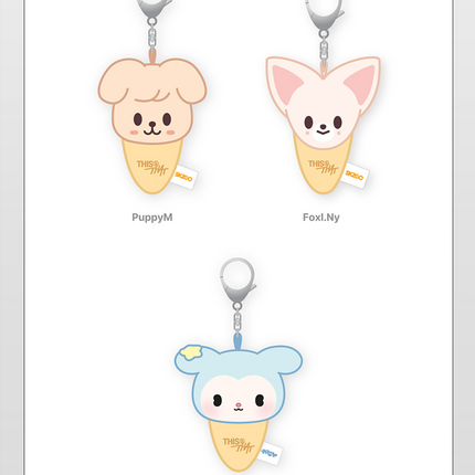 Stray Kids - [THIS & THAT] POP-UP STORE MD SKZOO PLUSH KEYRING ICECREAM Ver.