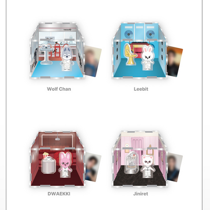Stray Kids - [THIS & THAT] POP-UP STORE MD SKZOO ACRYLIC CONTAINER BOX + Photocard Set
