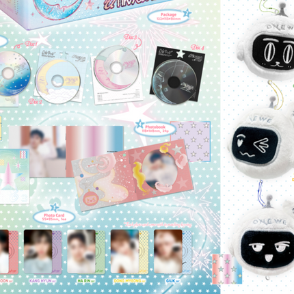 [SET] ONEWE - 面 : Unknown Atlas 3rd Full Album Unknown Atlas Ver + 面 Ver + Universe Ver
