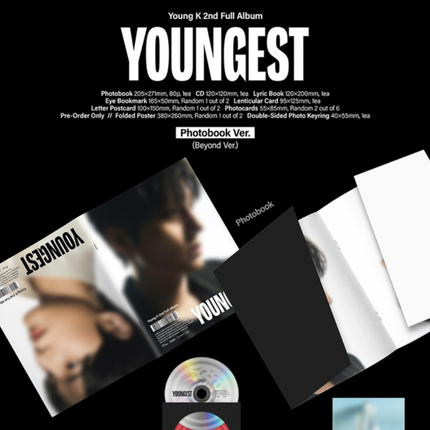 DAY6 Young K - YOUNGEST 2nd Full Album Photobook Ver. (Beyond /Grounded / Set)