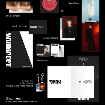 DAY6 Young K - YOUNGEST 2nd Full Album Photobook Ver. (Beyond /Grounded / Set)