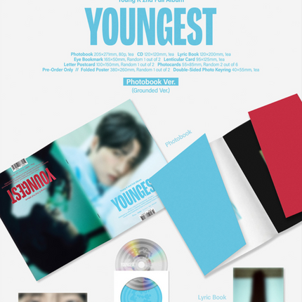 DAY6 Young K - YOUNGEST 2nd Full Album Photobook Ver. (Beyond /Grounded / Set)