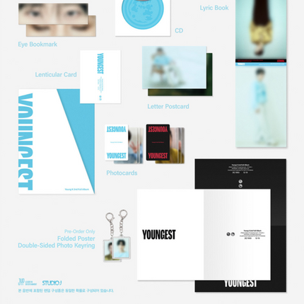 DAY6 Young K - YOUNGEST 2nd Full Album Photobook Ver. (Beyond /Grounded / Set)
