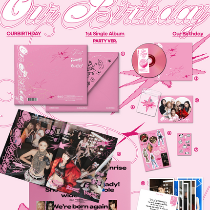 [SET] OURBIRTHDAY - Our Birthday 1st Single Album ALL SET