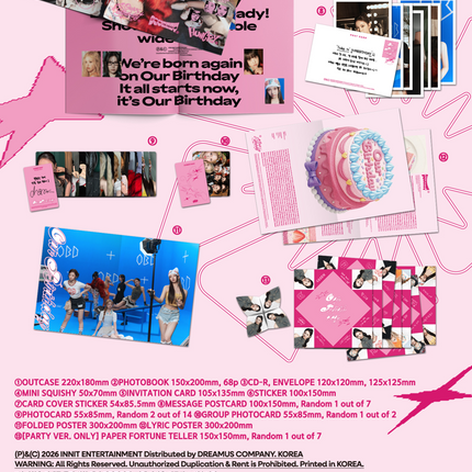[SET] OURBIRTHDAY - Our Birthday 1st Single Album ALL SET