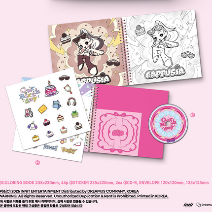 OURBIRTHDAY - Our Birthday 1st Single Album COLORING BOOK Ver.