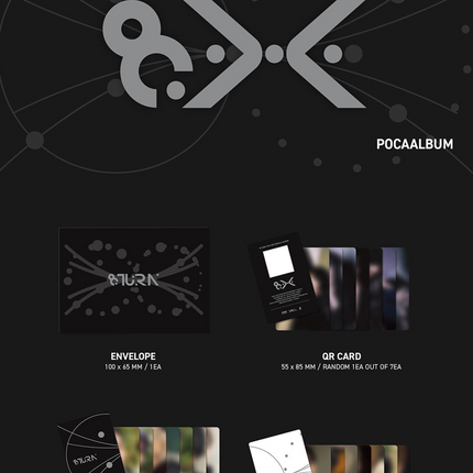 8TURN - 8.X 3rd Single Album POCAALBUM Ver.