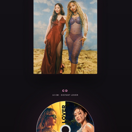 TWICE JIHYO, Shenseea, FANDOM - Distant Lover Collab Album Collectable Gift Box.
