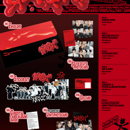 NEXZ - SAUCIN 4th Mini Album Mallang Ver.