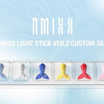 NMIXX - Official Light Stick VER.2 Custom Tail 6 Ver Set.