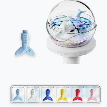 NMIXX - Official Light Stick VER.2 Custom Tail 6 Ver Set.