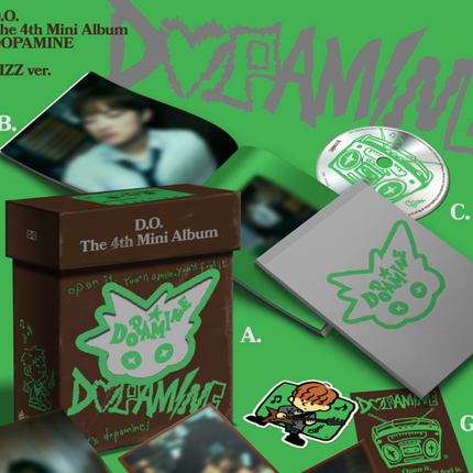 [SALE][SET] EXO D.O. - DOPAMINE 4th Mini Album FIZZ + POP Ver.