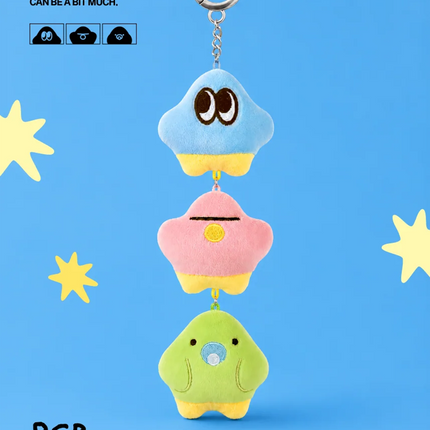 BIGBANG TAEYANG - TEAM01 Official MD RGB Plush Keyring Ver.