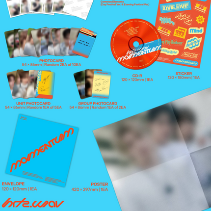 hrtz.wav - The Second Wave : MOMENTUM 2nd Mini Album Photobook Ver.