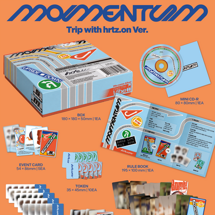hrtz.wav - The Second Wave : MOMENTUM 2nd Mini Album Trip with hrtz.on Ver.