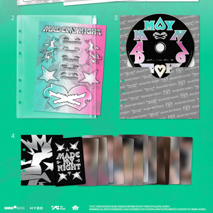 LE SSERAFIM - MADE MY NIGHT Single Album CHEMICAL NIGHT Ver.