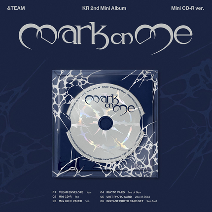 &TEAM - Mark on Me KR 2nd Mini Album Mini CD-R Ver.