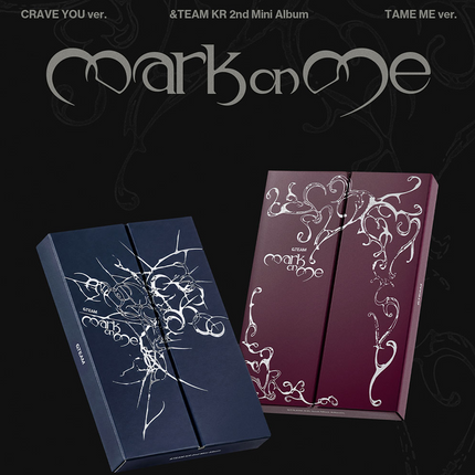 &TEAM - Mark on Me KR 2nd Mini Album Photobook Ver (CRAVE YOU / TAME ME / Set Ver)