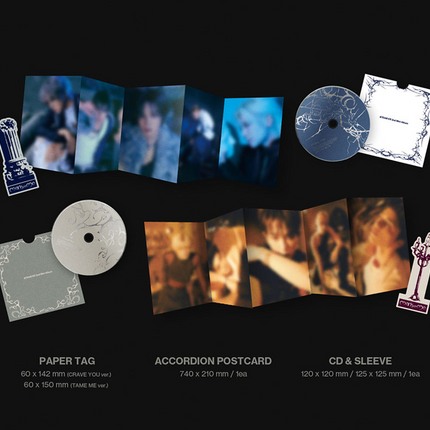 &TEAM - Mark on Me KR 2nd Mini Album Photobook Ver (CRAVE YOU / TAME ME / Set Ver)