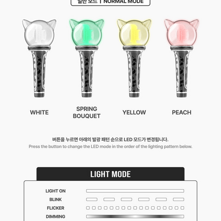 PARK JI HOON - Official Light Stick VER.2 + Photocard. PARK JIHOON