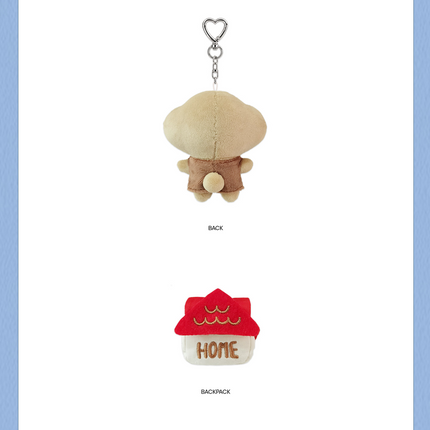 KIM JI WON - [WONEDERLAND] Official MD WONEDAYNGI Plush Keyring + Photocard Set