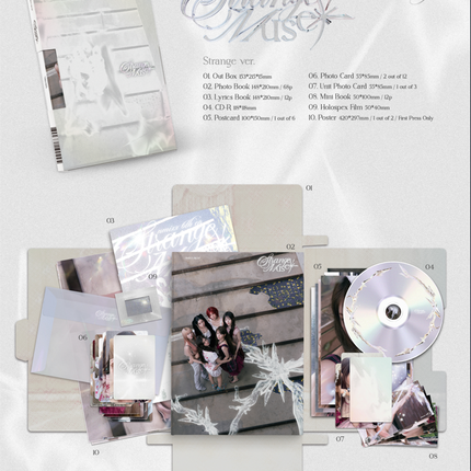 NMIXX - Strange Muse 6th Mini Album Photobook Ver. (STRANGE / MUSE / 2Ver Set)