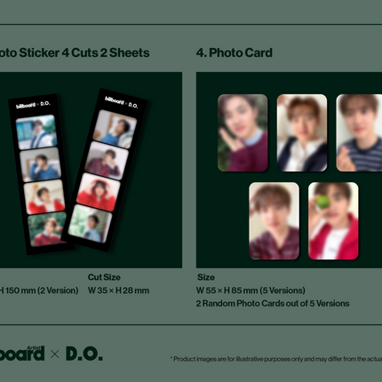 D.O. - billboard Korea Artist Magazine x D.O. + Photocard