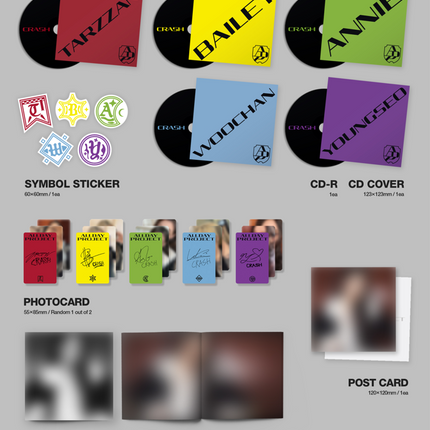 ALLDAY PROJECT - CRASH 4th Mini Album FOCUS Ver.
