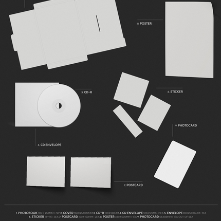 ZEROBASEONE SUNGHANBIN - DEAD:ALIVE 1st Mini Album Photobook Ver. (NOCTURNE /LUMINOUS /DAYLIGHT/Set)