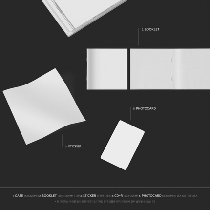 [SET] ZEROBASEONE SUNGHANBIN - DEAD:ALIVE 1st Mini Album 3Ver Photobook + 2Ver JEWEL Set.
