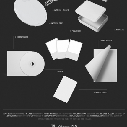 ZEROBASEONE SUNGHANBIN - DEAD:ALIVE 1st Mini Album PAPER INCENSE Ver. (Limited Edition)