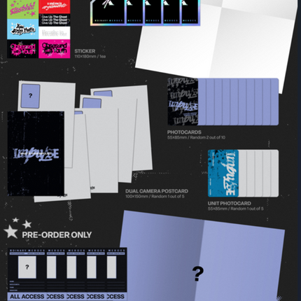 Xdinary-Heroes - IMPULSE 9th Mini Album Photobook Ver (BACKSTAGE / Band of Outsid / Set)