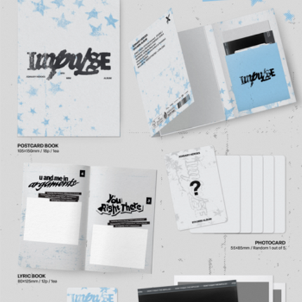 Xdinary-Heroes - IMPULSE 9th Mini Album Postcard Book Ver.