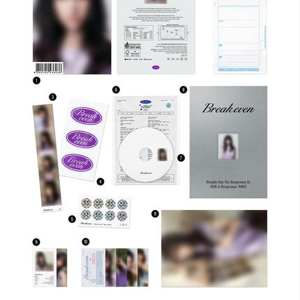 [POB] ILLIT - BREAK EVEN 5th Mini Album GLLIT Ver. (Member Selection / Set)