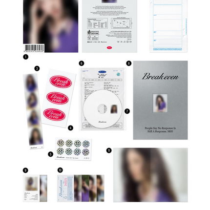 [POB] ILLIT - BREAK EVEN 5th Mini Album GLLIT Ver. (Member Selection / Set)