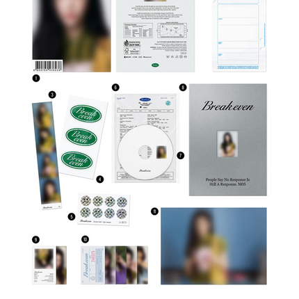 [POB] ILLIT - BREAK EVEN 5th Mini Album GLLIT Ver. (Member Selection / Set)