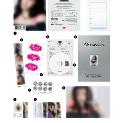 [POB] ILLIT - BREAK EVEN 5th Mini Album GLLIT Ver. (Member Selection / Set)