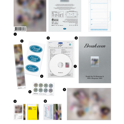 [POB] ILLIT - BREAK EVEN 5th Mini Album GLLIT Ver. (Member Selection / Set)