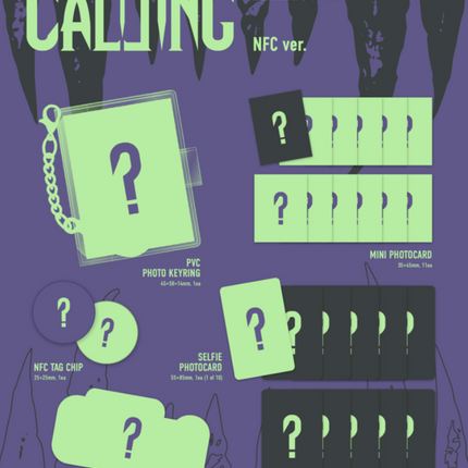 xikers - ROUTE ZERO : The CALLING 8th Mini Album NFC Ver.