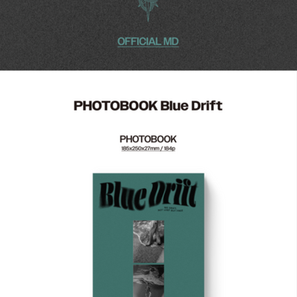 ATEEZ - 8th Anniversary Official MD PHOTOBOOK Blue Drift + Photocard