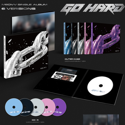MEOVV - GO HARD 4th Single Album (Member Selection)