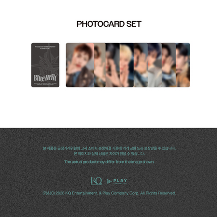 ATEEZ - 8th Anniversary Official MD BLANKET + Photocard 8 Ver Set + POB Photocard.