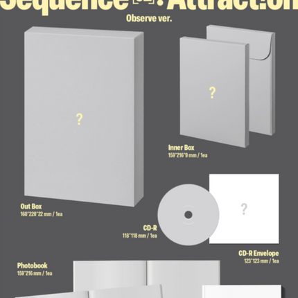 [POB] AND2BLE - Sequence 02: Attraction 2nd Mini Album Photobook Ver. (Attraction /  Observe /  Archive / Set Ver)