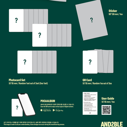 AND2BLE - Sequence 02: Attraction 2nd Mini Album N:DVERSE POCAALBUM Ver.