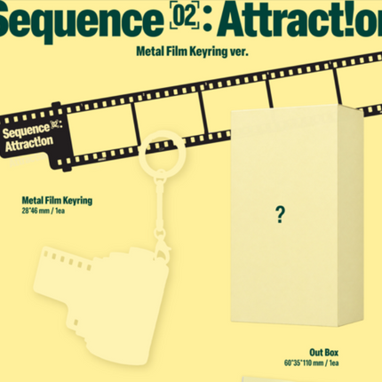 AND2BLE - Sequence 02: Attraction 2nd Mini Album Metal Film Keyring Ver.