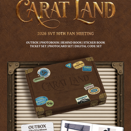 SEVENTEEN - FAN MEETING 2026 SVT 10TH [SEVENTEEN in CARAT LAND] Memory Book+
