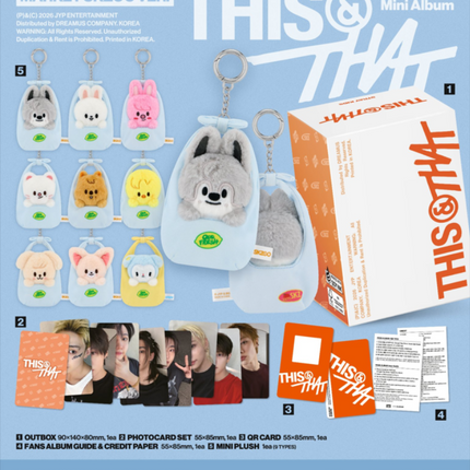 Stray Kids - THIS & THAT 10th Mini Album MARKET SKZOO Ver. (Member Selection/Set)