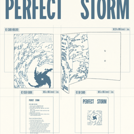 TXT - PERFECT STORM 9th Mini Album WEVERSE ALBUMS Ver. TOMORROW X TOGETHER