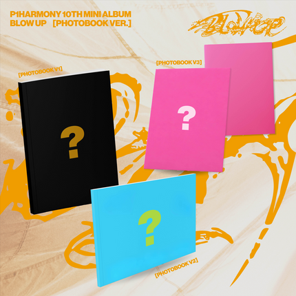 P1Harmony - BLOW UP 10th Mini Album Photobook Ver. (V1 / V2 / V3 / Set Ver)
