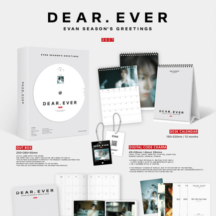 [POB] EVAN - [DEAR. EVER] 2027 Season's Greetings + Postcard